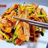 #刘畊宏女孩减脂饮食#黄瓜洋葱凉拌鸡丝的做法图解13