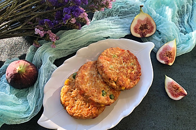 鸡胸肉蔬菜燕麦饼