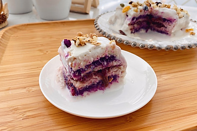 紫薯吐司蛋糕+创意吐司边