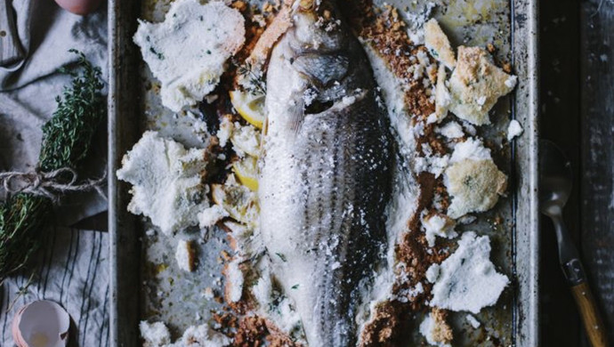 西班牙地中海盐烤鱼