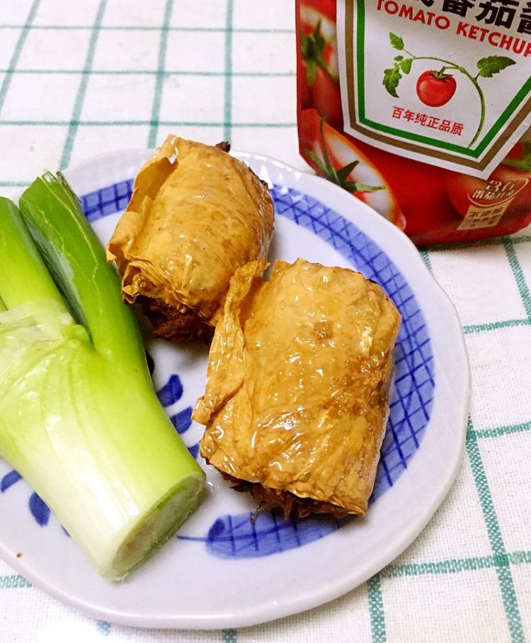 杏鲍菇肉末炸响铃香脆又味美的做法