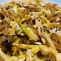 干饭必备之包菜肉丝炒粉丝的做法图解12