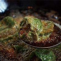 虎皮青椒塞肉的做法图解5