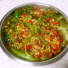 蚝油米椒生菜