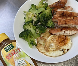 #鸡汁入家宴 感恩正当“食”#减脂西兰花的做法
