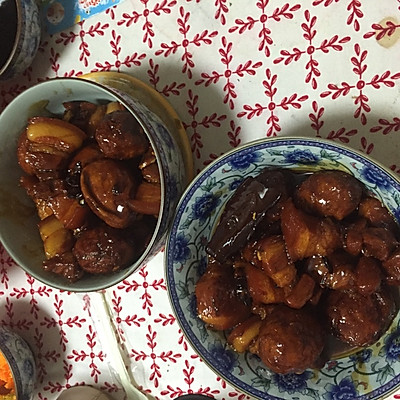 炸蛋红烧肉