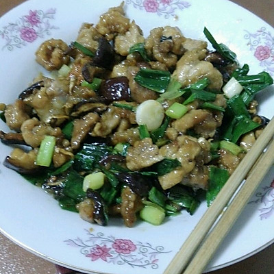 香菇炒瘦肉