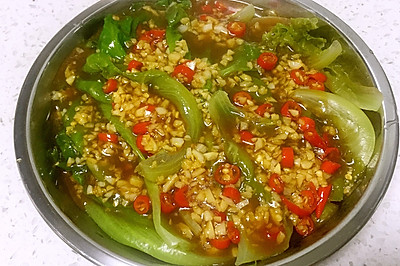 蚝油米椒生菜