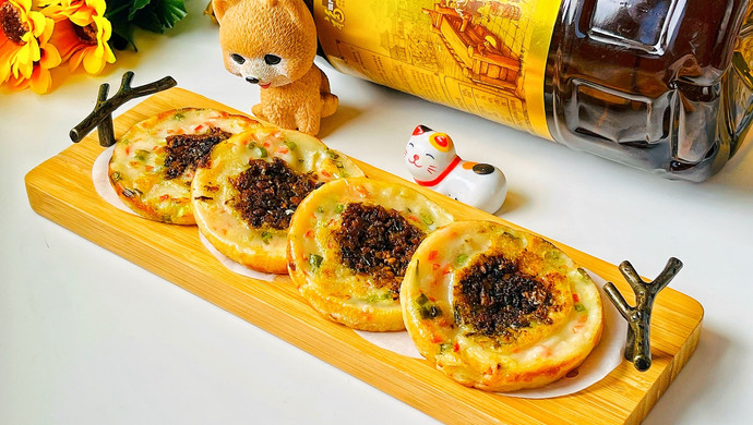 芽菜肉沫蔬菜早餐饼