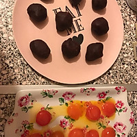 抹茶红豆蛋黄酥的做法图解11
