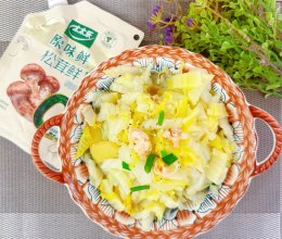 #夏日鲜味轻享健康#低脂鲜甜！虾干炒白菜的做法