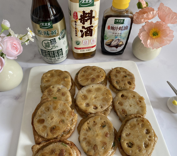 烤箱烤藕夹的做法