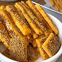 #美味开学季#外酥里糯芝麻红薯条健康零食自己做的做法图解1