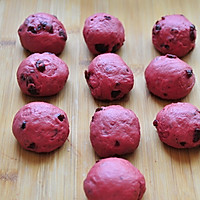 【红曲蔓越莓小面包】——COUSS 厨师机CM-1200出品的做法图解6