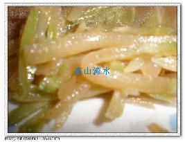 用菜花径做的一道菜【素炒菜花径】