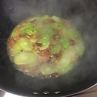莴苣炒腊肉的做法图解5