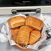 一次发酵美味咸面包｜芝士肉松小吐司面包的做法图解5