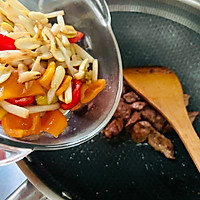 #测测你的夏日美食需求#花生芽炒黑椒牛肉粒的做法图解8