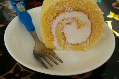 小山蛋糕卷-奶油蛋糕卷