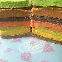 基础彩虹蛋糕的做法图解4