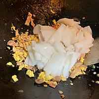 #蛋趣体验#培根鸡蛋肉丝炒陈村粉的做法图解5