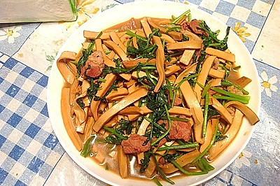 香菜炒豆干