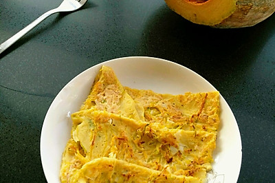 南瓜蒜香饼～营养早餐