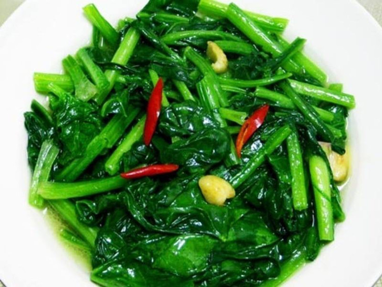 炒菠菜的做法