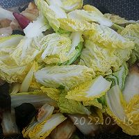 蒜辣油渣熬白菜的做法图解6