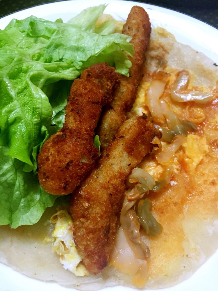 鸡蛋灌饼的做法