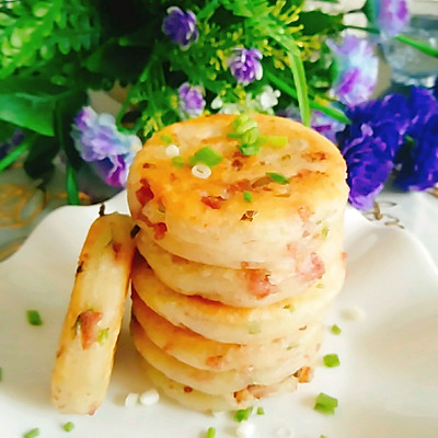 山药香肠葱花饼