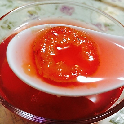 酸酸甜甜山楂糖水-健脾消食养心脑