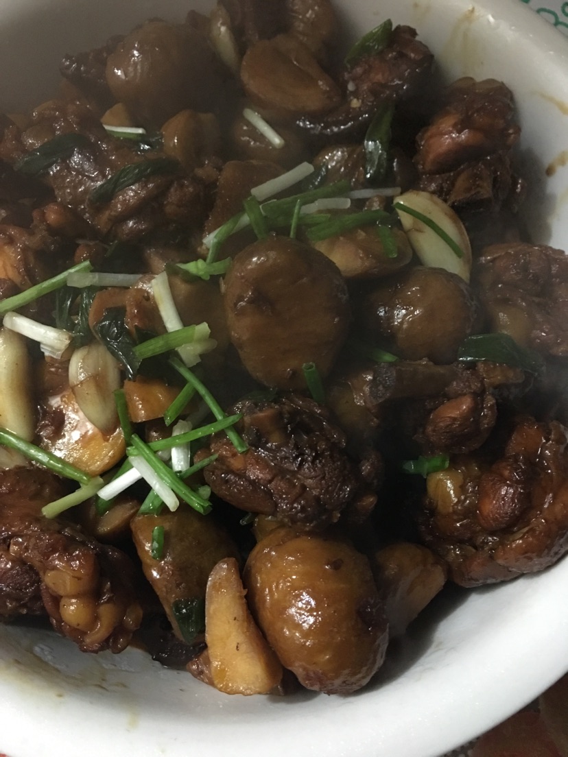 板栗烧鸡腿的做法图解8