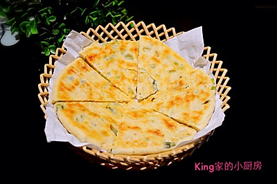 【发面葱油饼】