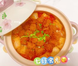 满足味蕾带来温暖~~~豆腐丸子煲的做法