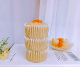 #奇妙烘焙屋# 双重芒果流心纸杯蛋糕的做法
