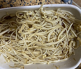 烤箱版蒜仁金针菇的做法