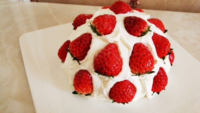 草莓炸弹 海绵蛋糕 生酮