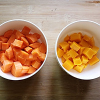 【果蔬汁】芒果胡萝卜汁的做法图解2