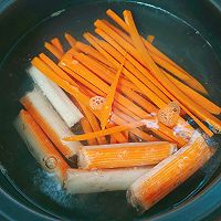 #带着美食出去浪#蟹柳五色米寿司的做法图解1