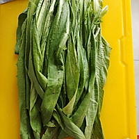 #减一点更好#吃不胖的素炒油麦菜的做法图解1