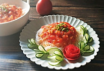 蒜香西红柿拌粉条的做法