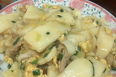 炒白粿