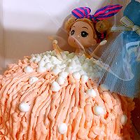 【芭比泡泡浴】生日蛋糕的做法图解7