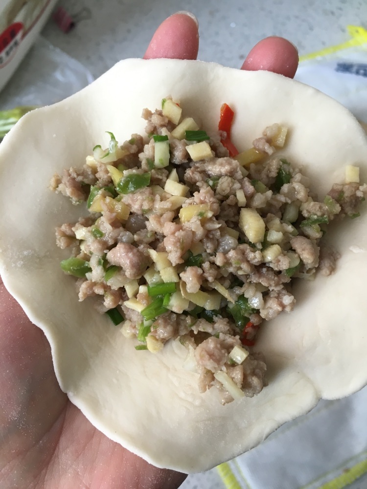 冬笋肉饼的做法图解4