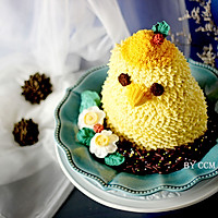 小鸡迎春立体蛋糕#盛年锦食.忆年味#的做法图解19