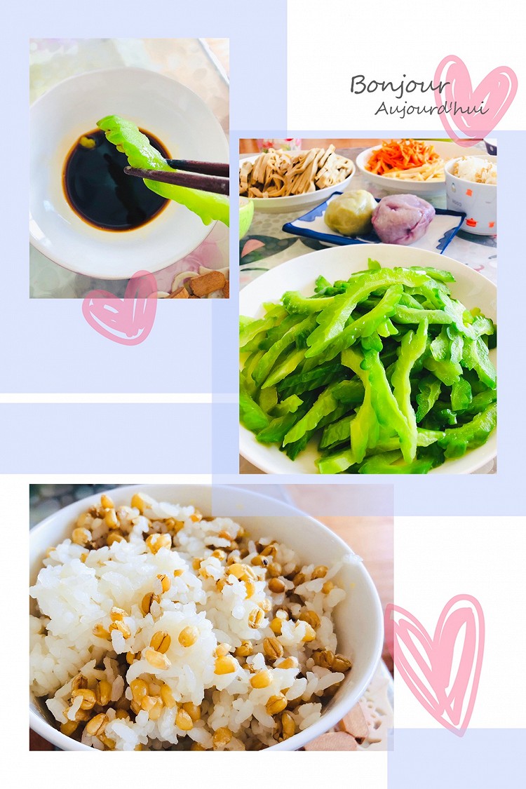脆爽清口的白灼苦瓜的做法