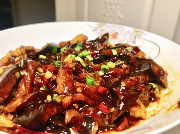 超下饭做法很简单的虾仁版鱼香茄条的做法