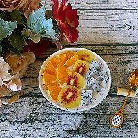 #十分钟开学元气早餐#香橙火龙果猕猴桃思慕雪的做法图解10