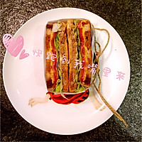 金枪鱼培根芝士三明治的做法图解9